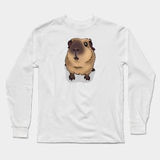Cream California Guinea Pig Long Sleeve T-Shirt